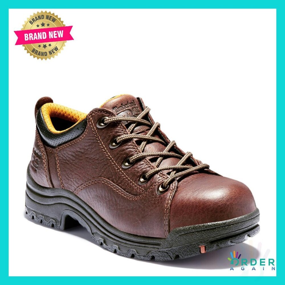 Women's Oxford Work Shoes Alloy Safety Toe Premium Leather Classic Fit